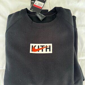 Brand New KITH X NIKE Large Black Sweater